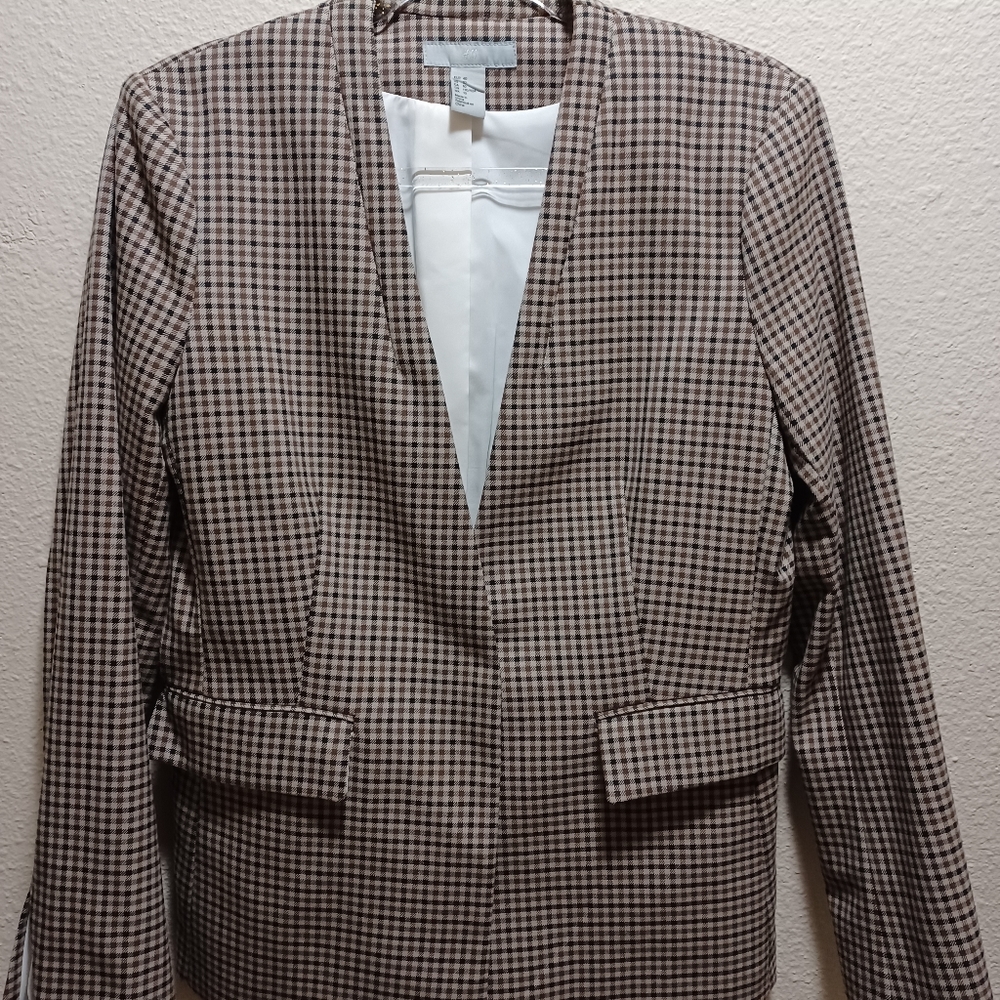 Plaid Blazer